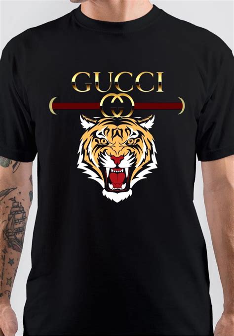 gucci tiger button down|Gucci tiger t shirt.